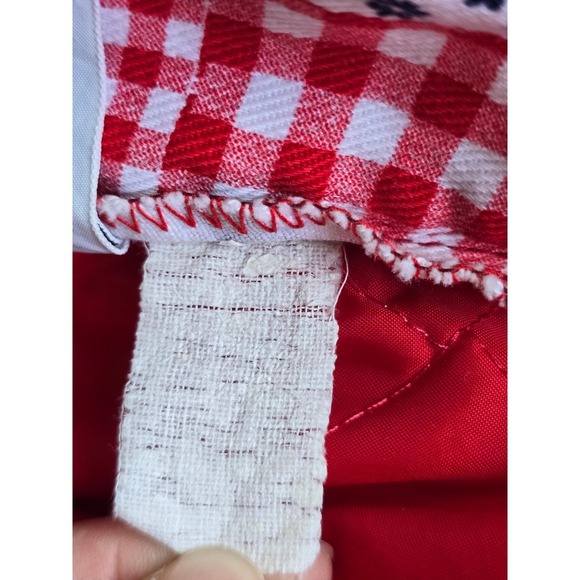 Vintage 70s JcPenney Foremost Patchwork Flare Snow Pants Floral Gingham Retro 24 - Picture 9 of 16